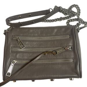 Rebecca Minkoff Gray Mini Crossbody Shoulder Bag Purse